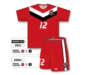 Athletic Knit Custom Sublimated Soccer Uniform Set Design 1312