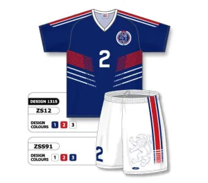 Athletic Knit Custom Sublimated Soccer Uniform Set Design 1315