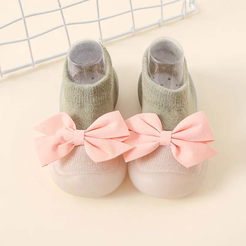 Baby Socks Shoes Infant Cute Cartoon Kids Soft Rubber Sole Booties Toddler Girls First Walker