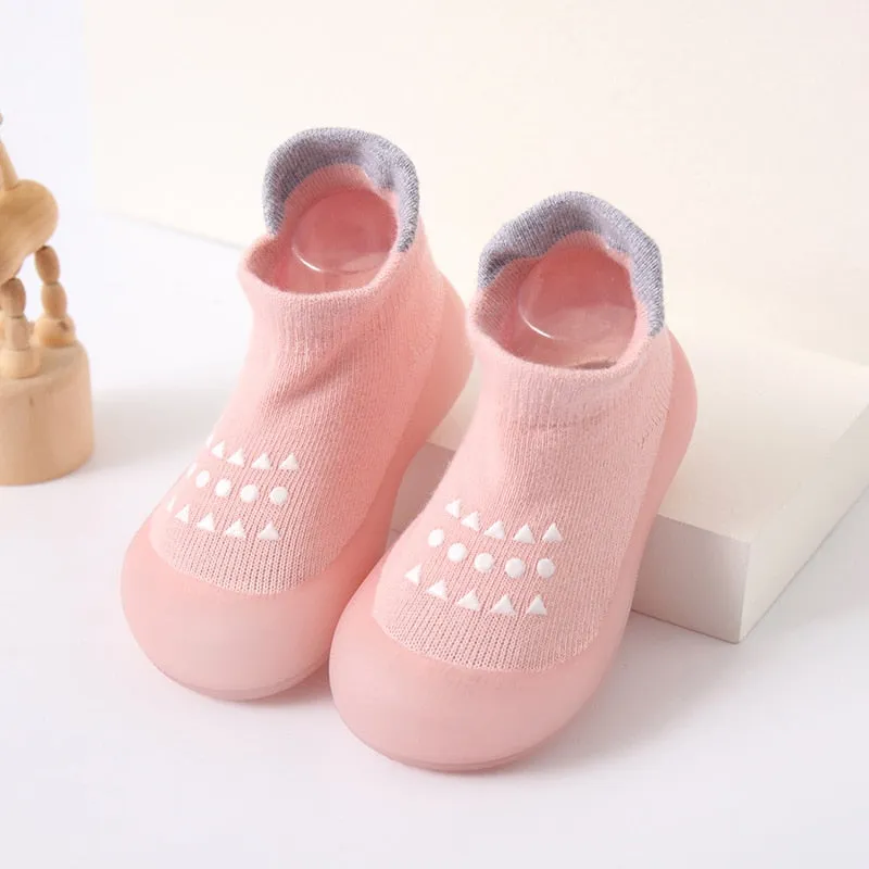 Baby Socks Shoes Infant Cute Cartoon Kids Soft Rubber Sole Booties Toddler Girls First Walker