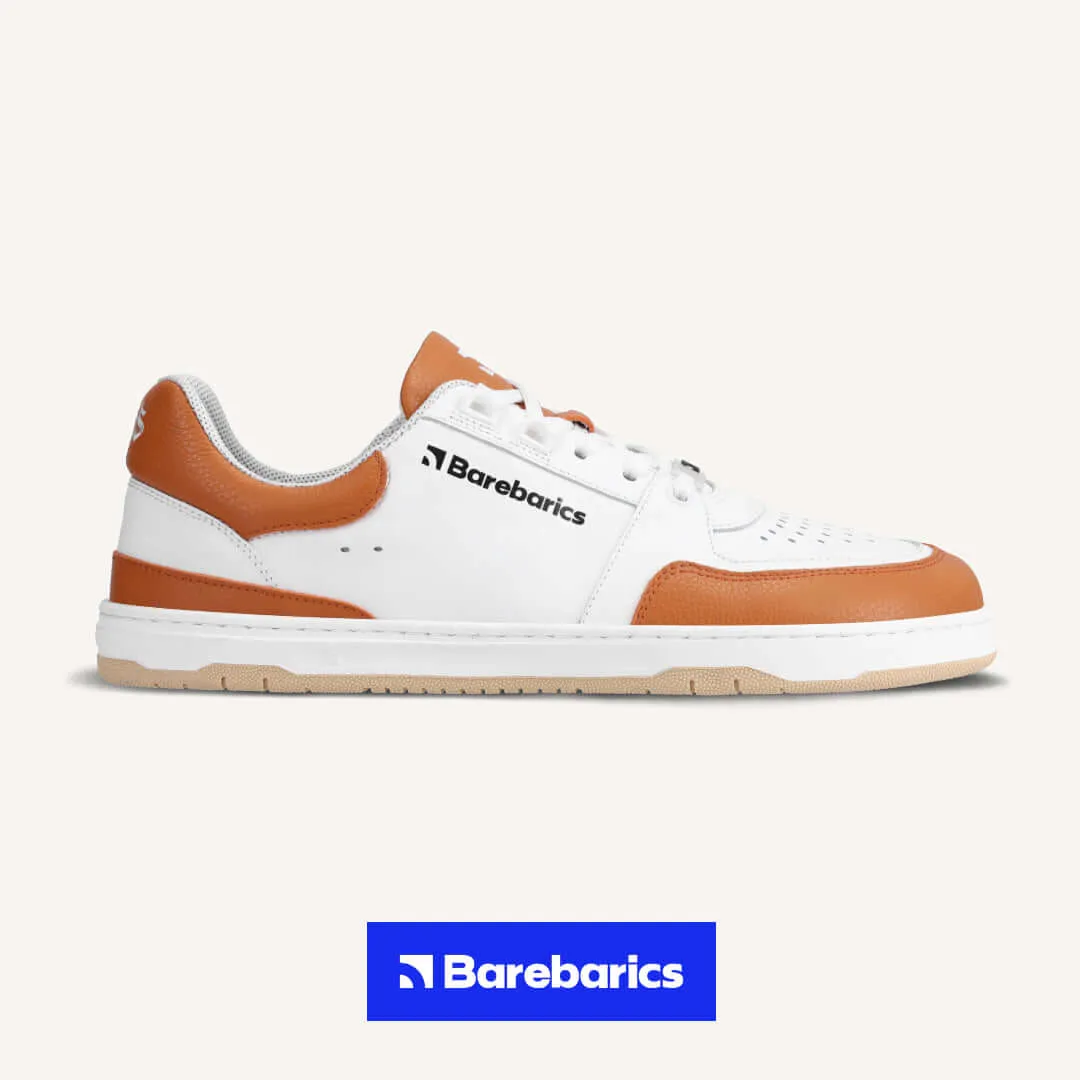 Barefoot Sneakers Barebarics Wave - White & Orange