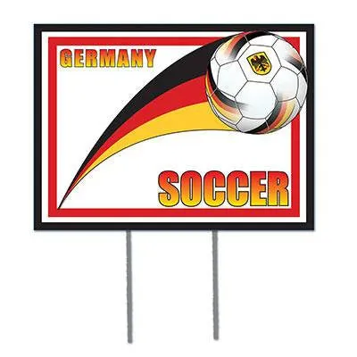 Beistle Plastic Yard Sign, 12-Inch by 16-Inch, Germany