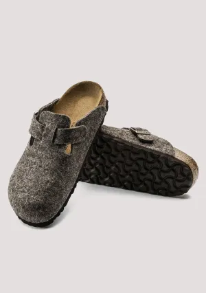 Birkenstock Boston Wool Cocoa Regular