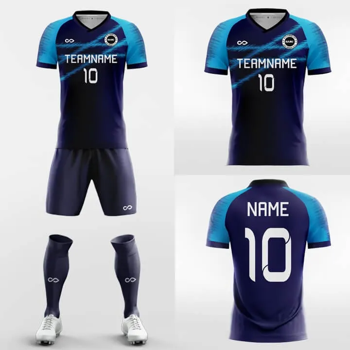 Blue Ribbon - Custom Soccer Jerseys Kit Sublimated Design