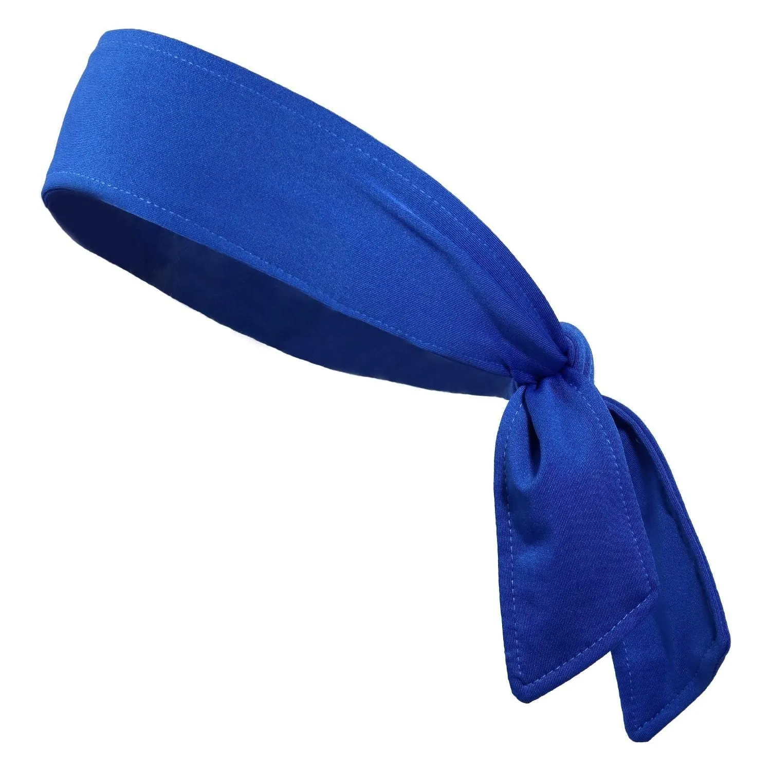 Blue Tie Headband