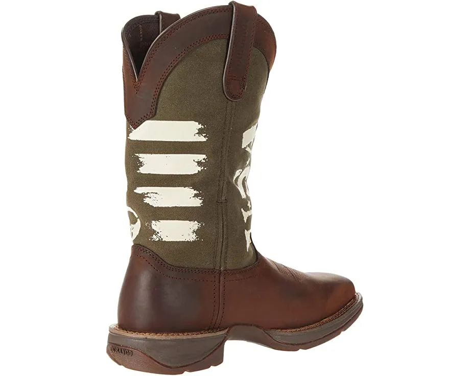 Boots Rebel 12" Army Green USA Durango, brown