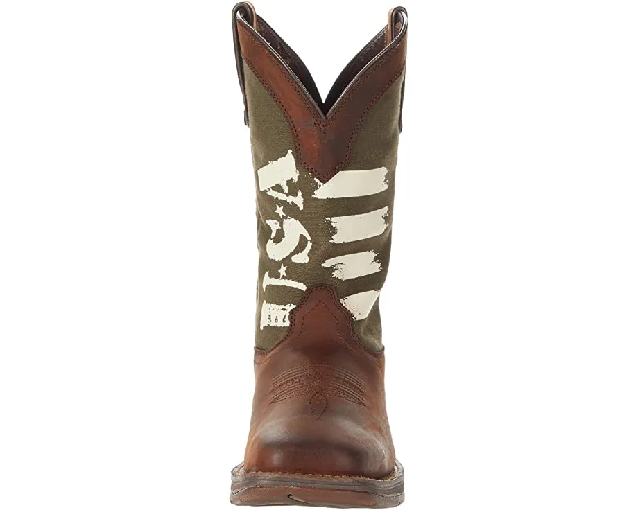 Boots Rebel 12" Army Green USA Durango, brown