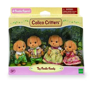 Calico Critters Toy Poodle Family