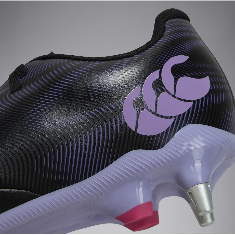 Canterbury Adults Rugby Boots Phoenix Genesis Team SG AU Black/Purple