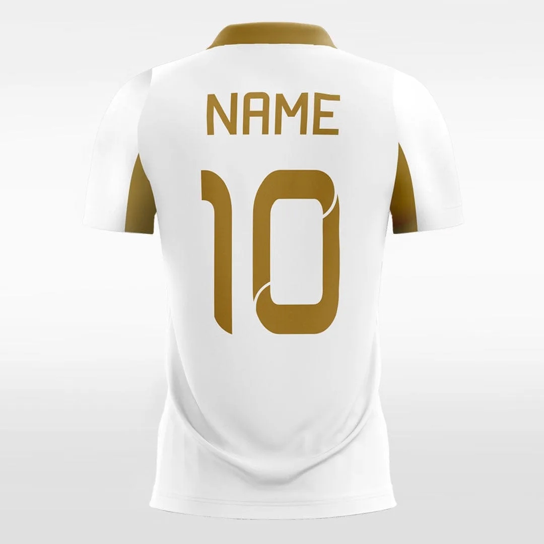 Classic Ribbon - Custom Kids Soccer Jerseys Design White