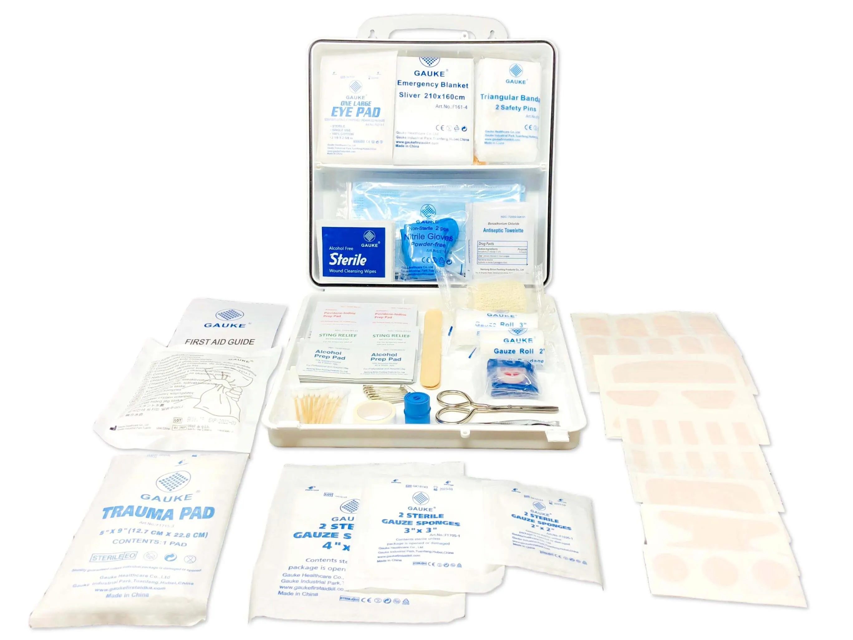 Complete 321 Piece Emergency First Aid Kit | Business & Home Medical Supplies