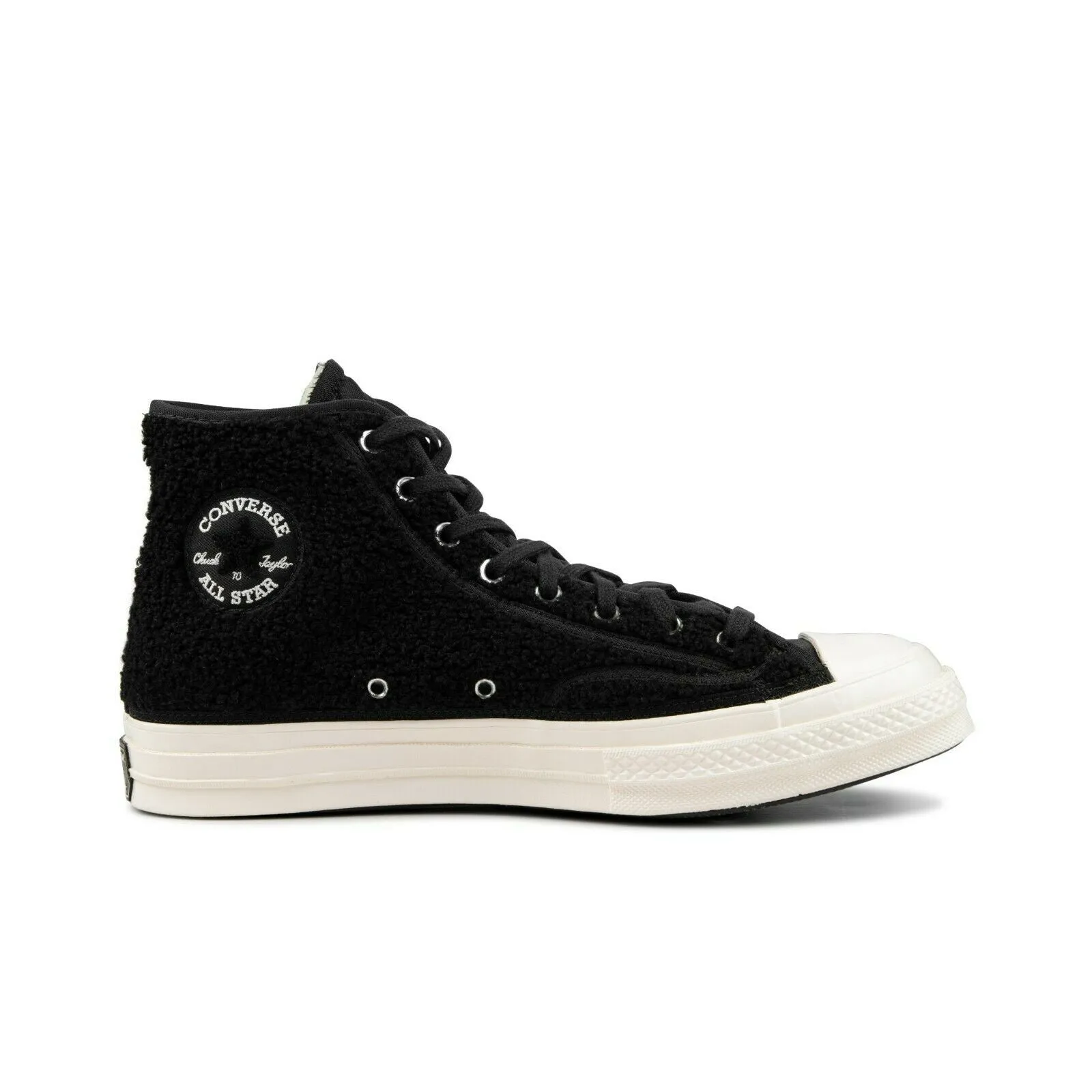 Converse Chuck 70 Sherpa 172005C Unisex Black/White Athletic Sneaker Shoes HS499