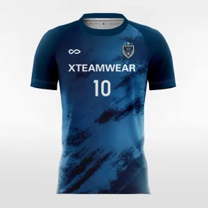 Cool Tie Dye - Women Custom Soccer Jerseys Design Navy Blue