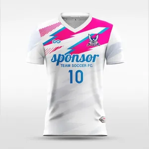 Cool Wind - Women Custom Soccer Jerseys Design Pink Sublimated