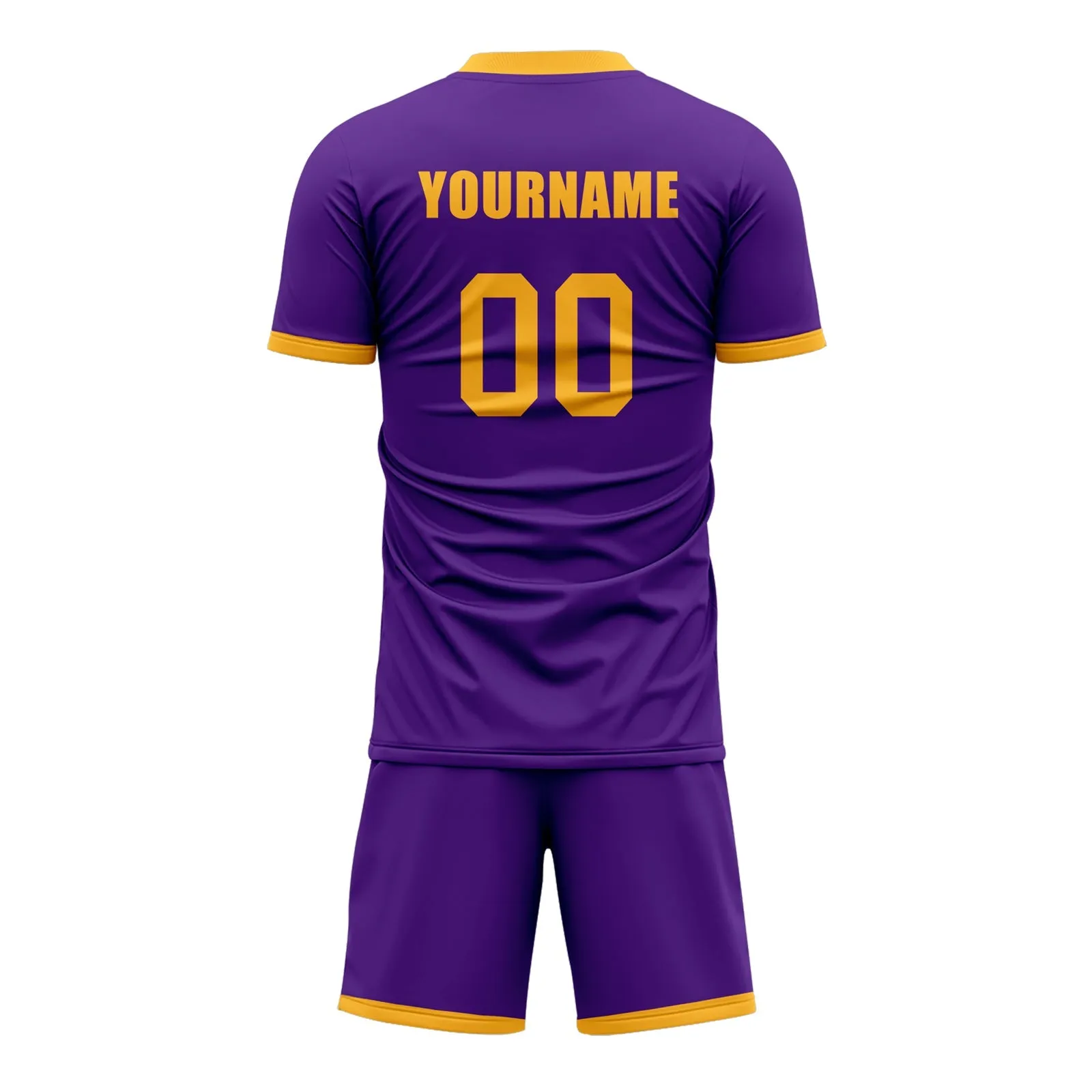 Custom Purple Yellow Soccer Sets Jersey Personalized SCJ101-D020131-4