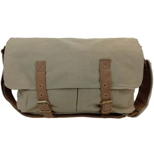 Deluxe Vintage Canvas Messenger Bag