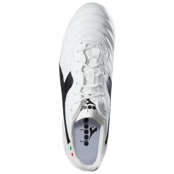 Diadora Brasil Italy LT MDPU FG - White/Black