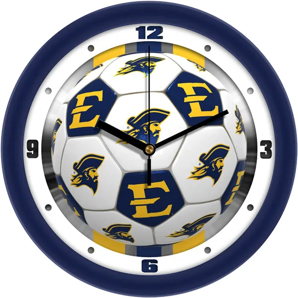 East Tennessee State Wall Clock - Soccer