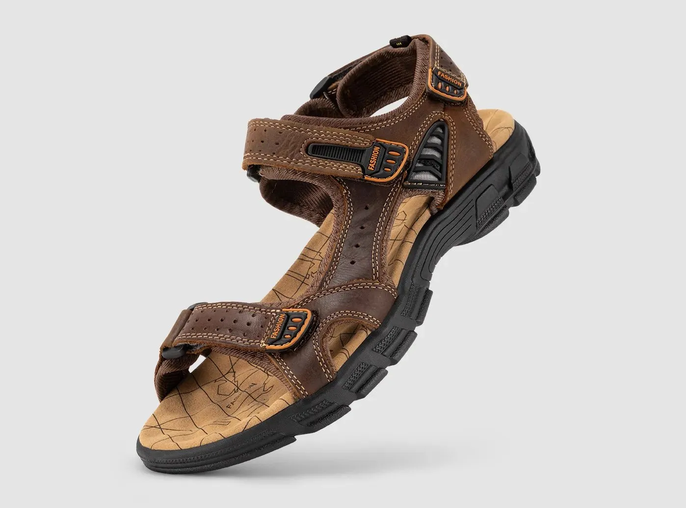 FitVille Men's ExploreEase Sandals