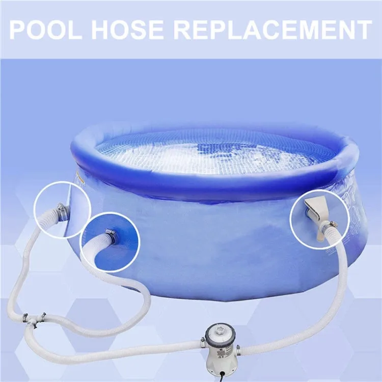 For Intex Swimming Pool Filter Pump Replacement 1 Hose 2 Clamps