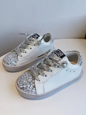 Glitter Gal Casual Sneakers by Liv and Mia