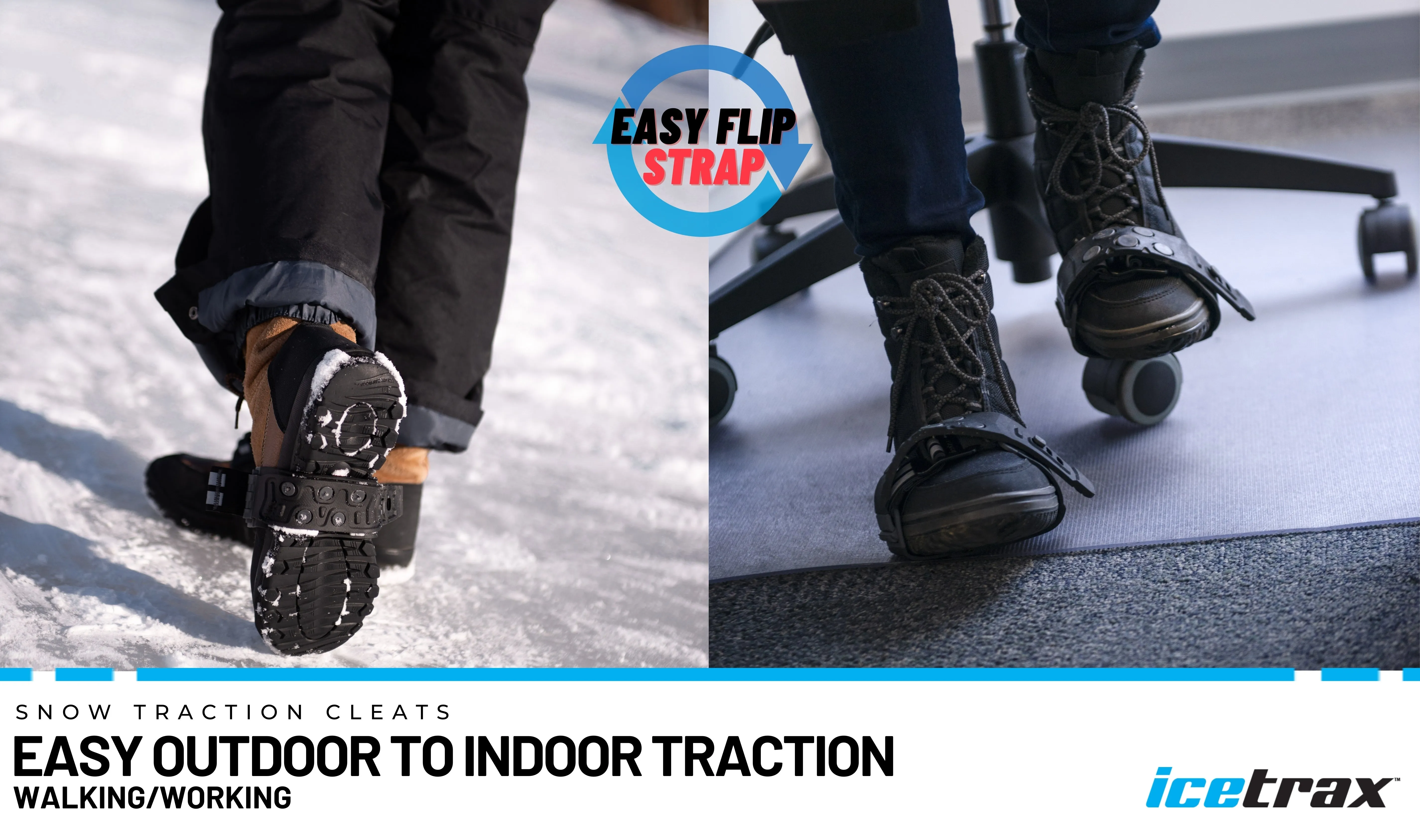 ICETRAX MIDFLIP Mid-Sole Ice Cleats