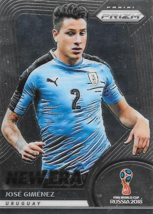 Jose Gimenez, New Era, 2018 Panini Prizm World Cup Soccer