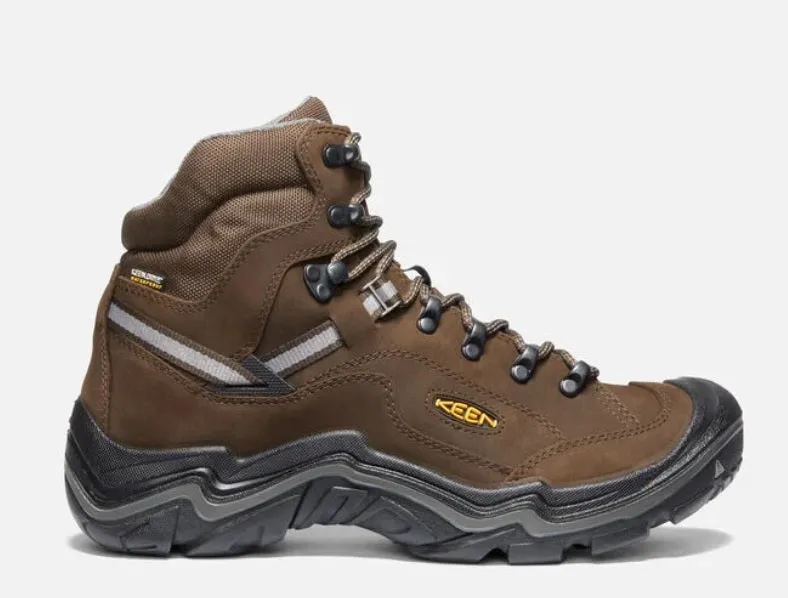 Keen Men's Durand II Mid Waterproof Cascade Brown Wide 1020220