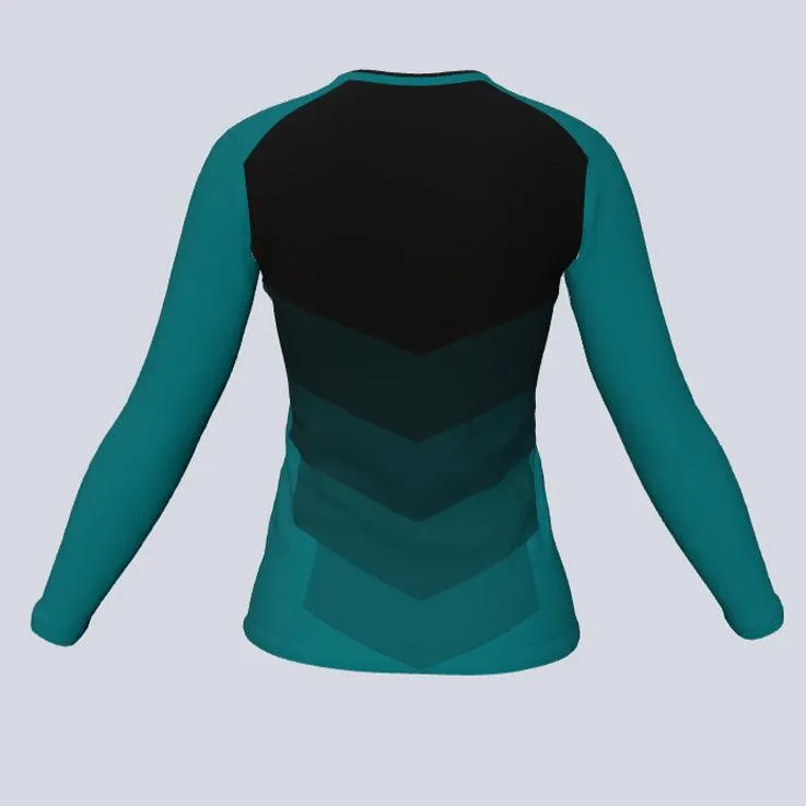 Ladies Long Sleeve Chevron Jersey