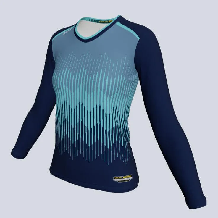 Ladies Long Sleeve Ghost Fade Jersey