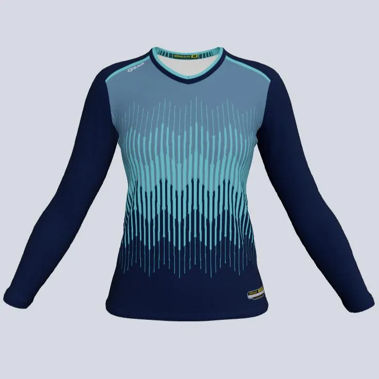 Ladies Long Sleeve Ghost Fade Jersey