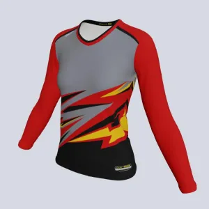 Ladies Long Sleeve Ninja Fade Jersey