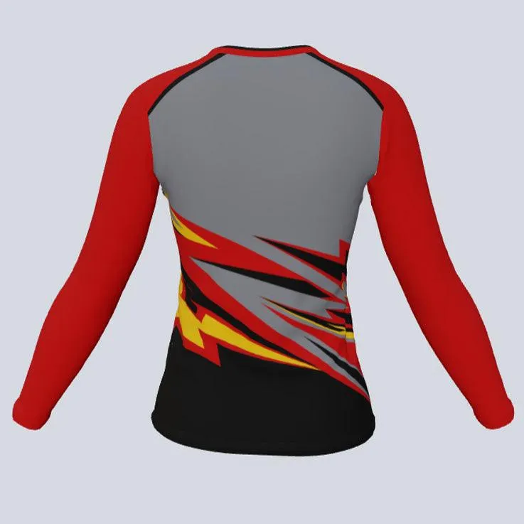 Ladies Long Sleeve Ninja Fade Jersey