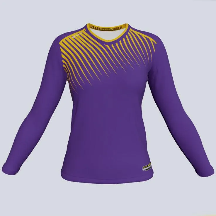 Ladies Long Sleeve Rays Fade Jersey