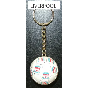 Liverpool Soccer Ball Key Chain