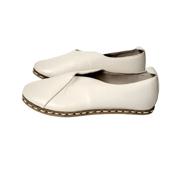 Lu Loafers in Bone