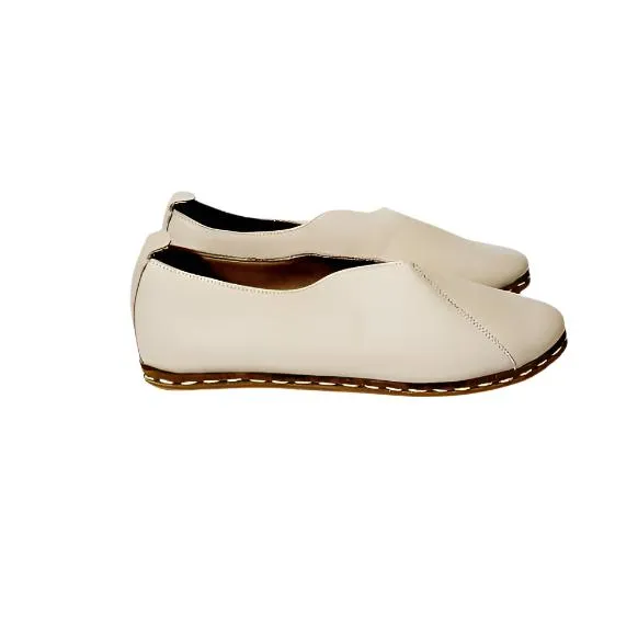 Lu Loafers in Bone