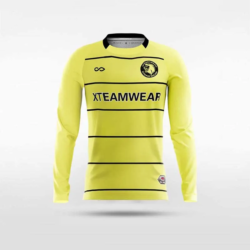 Lucifer Yellow - Customized Kids Sublimated Long Sleeve Soccer Jersey