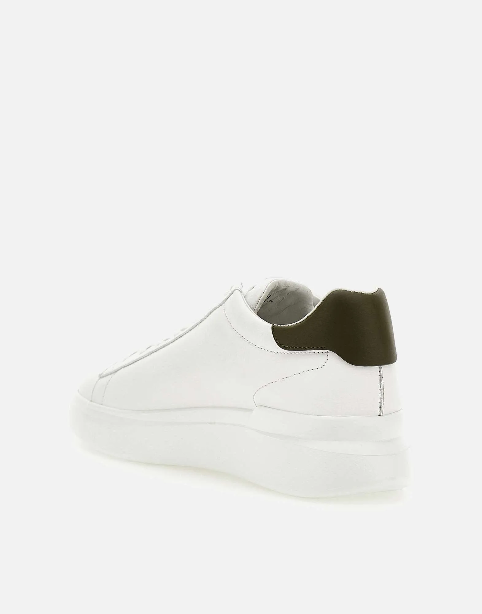 Men's White Leather Sneakers