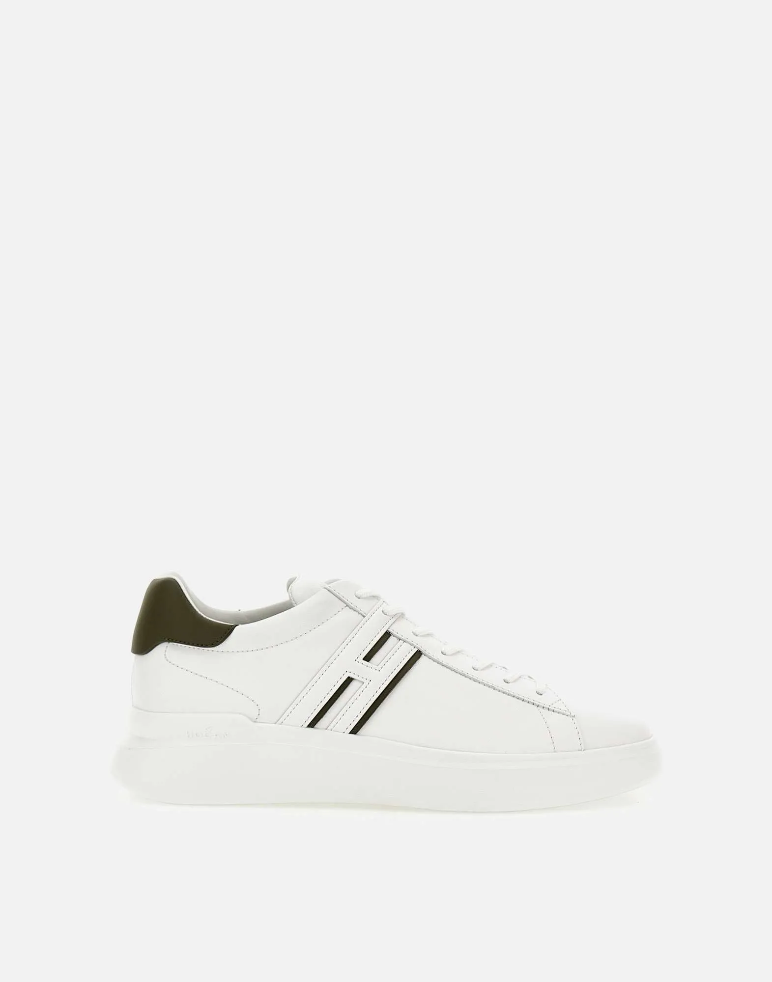 Men's White Leather Sneakers