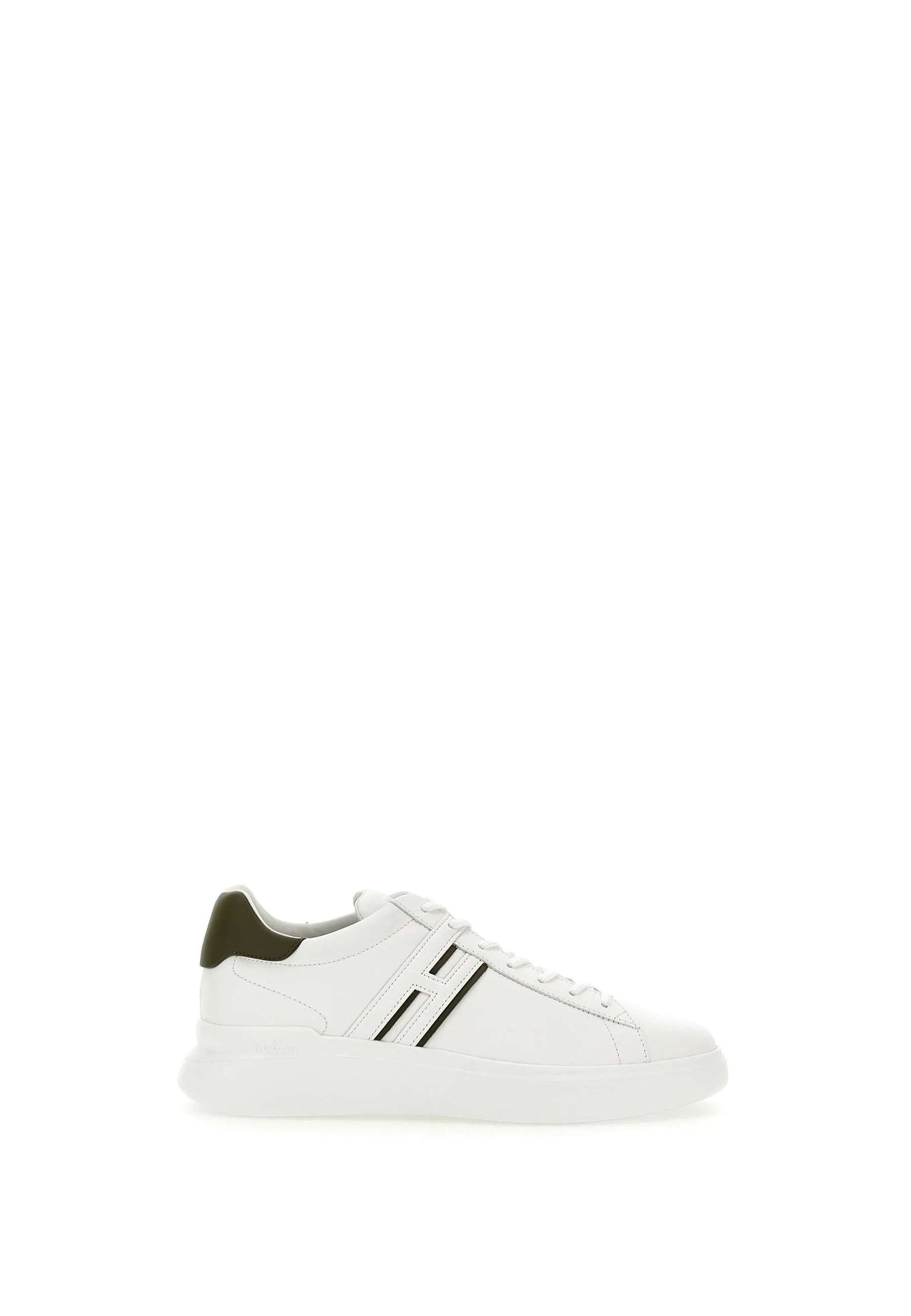 Men's White Leather Sneakers