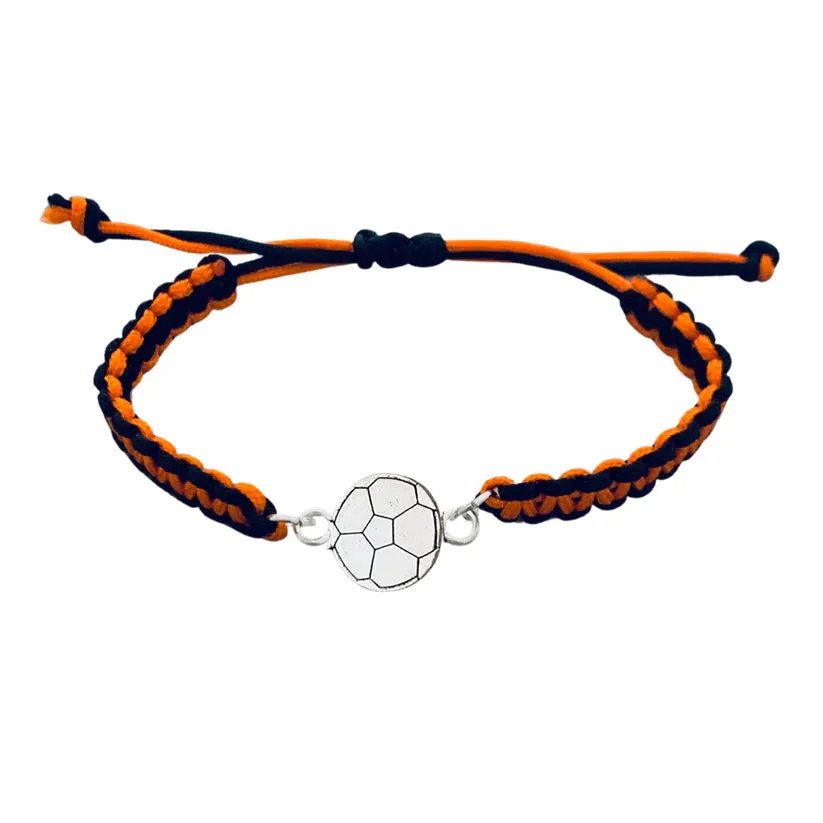 Multi Colored Soccer Bracelet - Pick Colors & Charms