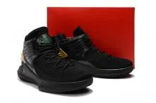 N A Jordan XXXII 32 Black Gold Spectrum Sneakers Men's Basketball Shoes