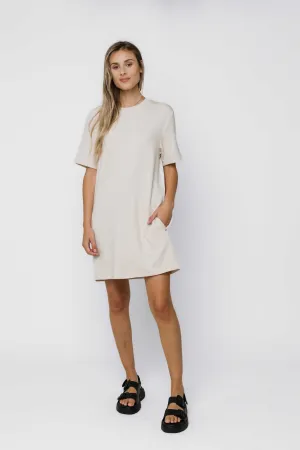 Nell-Luxe Fleece Tee Dress