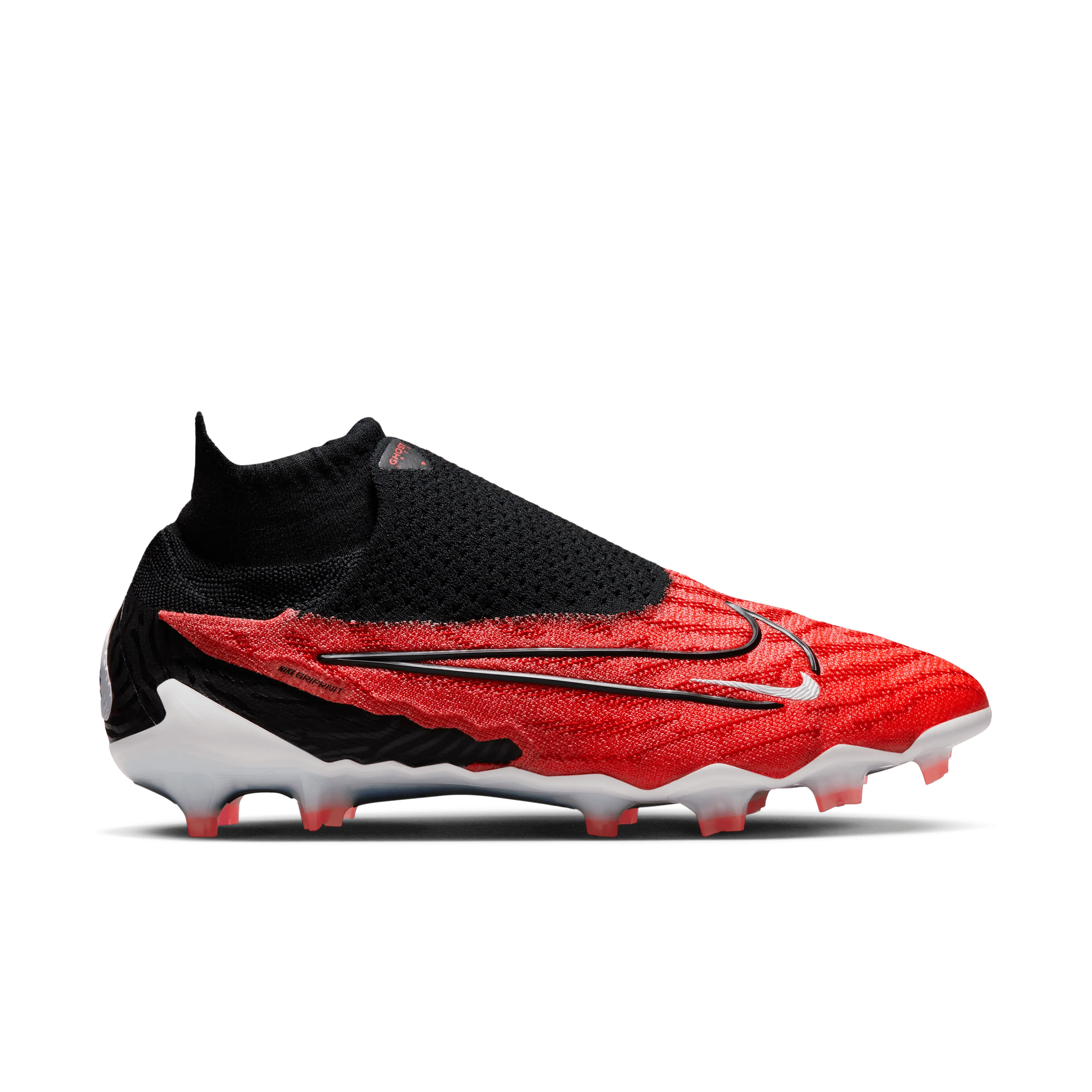 Nike Gripknit Phantom GX Elite Dynamic Fit FG-Bright Crimson/Black-White