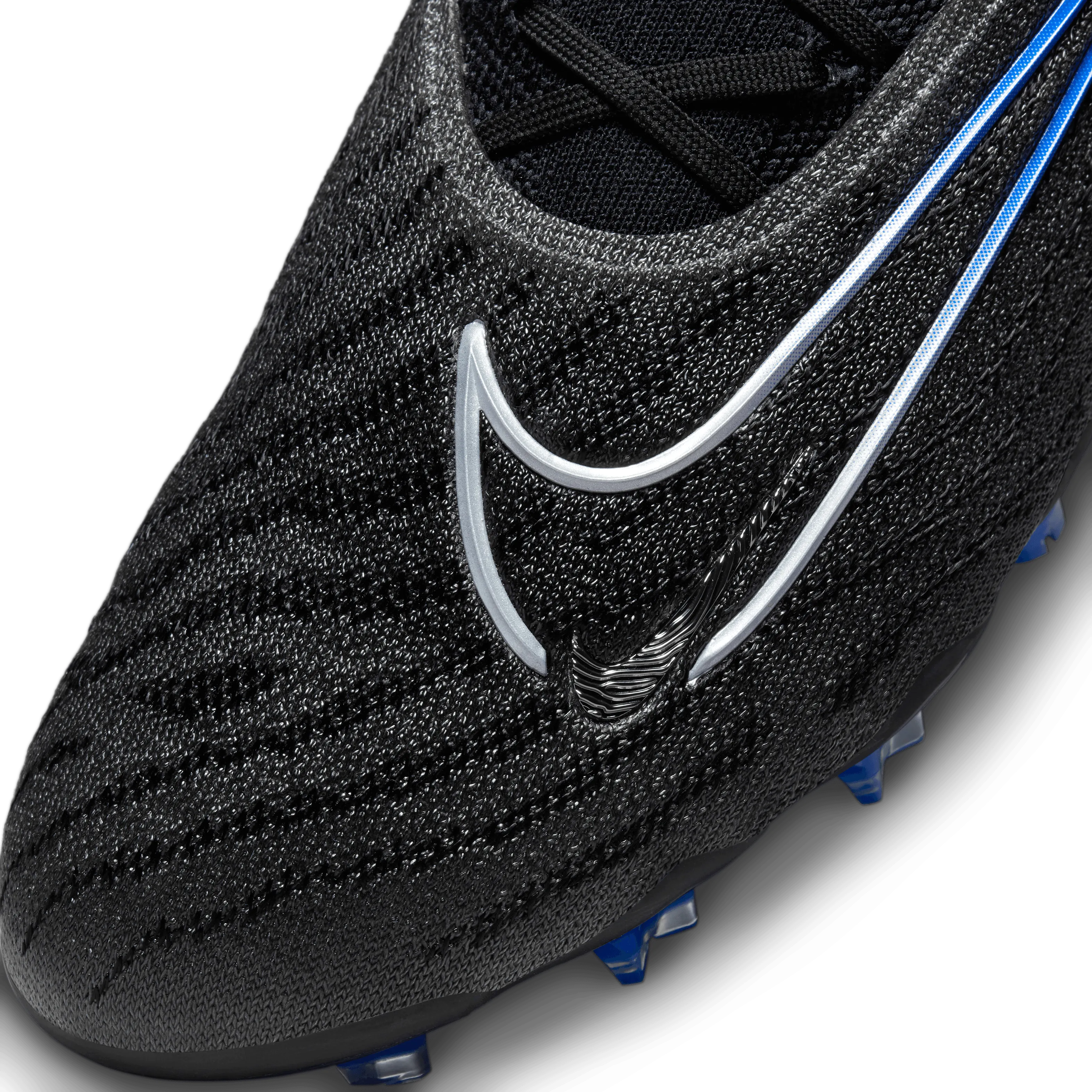 Nike Gripknit Phantom GX Elite FG-Black/Chrome-Hyper Royal