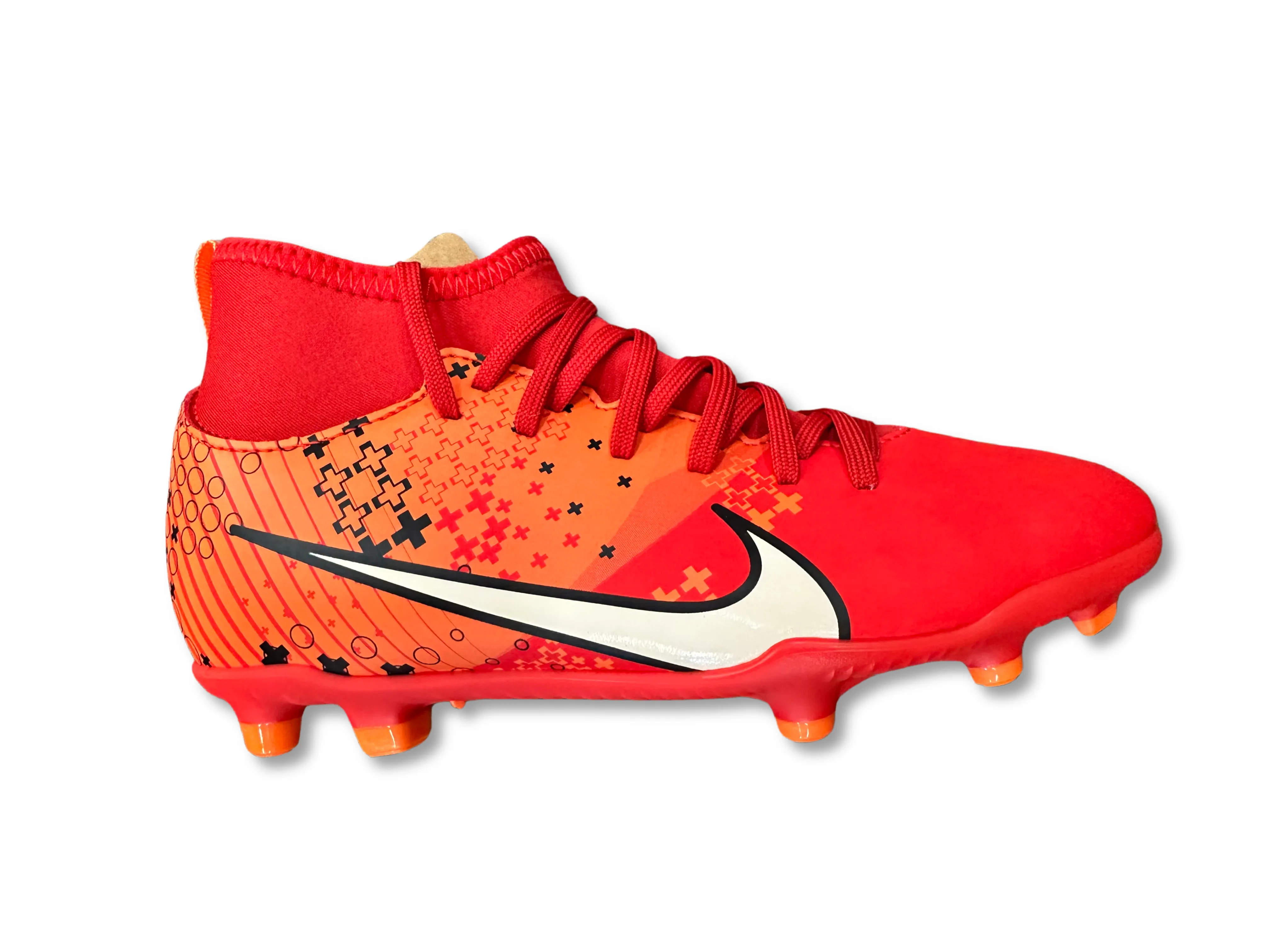 Nike Jr. Mercurial Superfly 9 Club CR7 MDS FG/MG-LT Crimson/Pale Ivory-Bright Mandarin