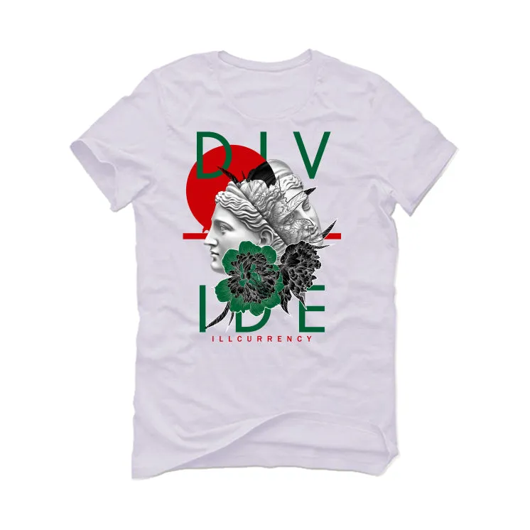 Nike SB x Air Jordan 4 “Pine Green” | illcurrency White T-Shirt (Divide)