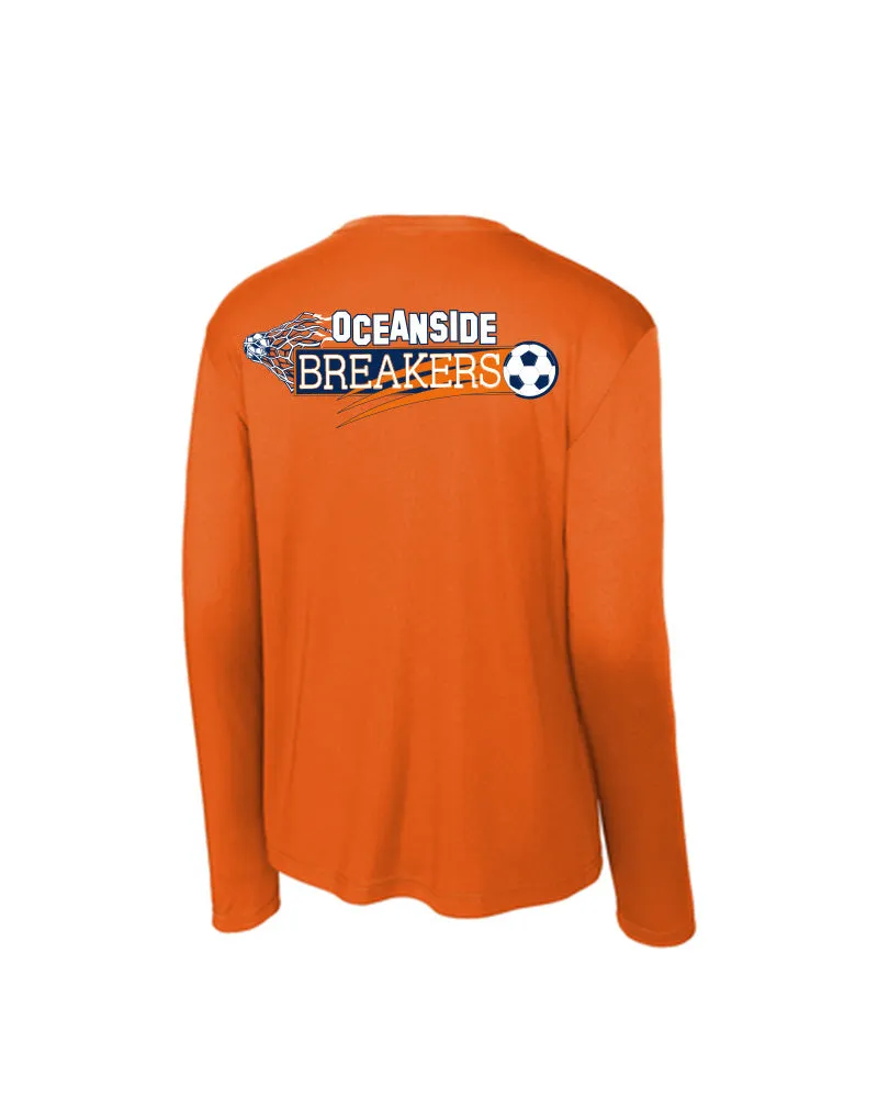 Oceanside Breakers Soccer Performance Long Sleeve Tee