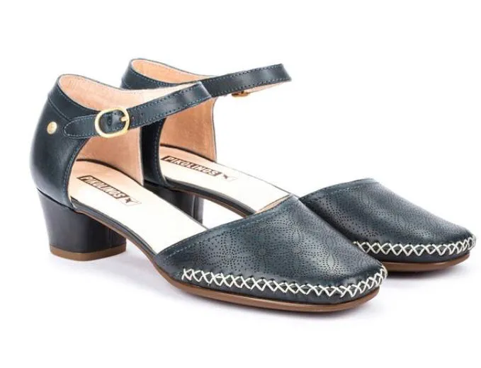 Pikolinos Gomera Sandals W6R-5911 in Ocean Navy Blue Leather $199, Our Beautiful Price $169